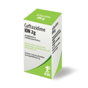 CEFTAZIDIME ION 2 g