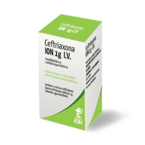 CEFTRIAXONA ION 1g