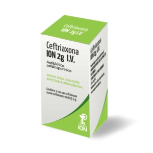 CEFTRIAXONA ION 2 g I/V x50