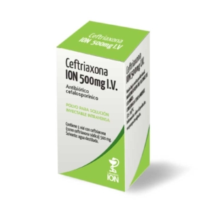 CEFTRIAXONA ION  500 mg