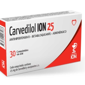 CARVEDILOL ION 25