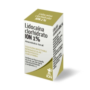 LIDOCAINA CLORHIDRATO ION AL 1%