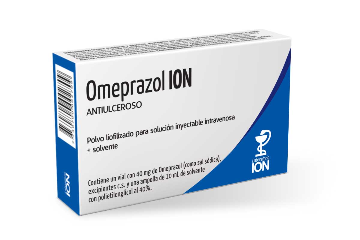 OMEPRAZOL ION INYECTABLE Laboratorio Ion.